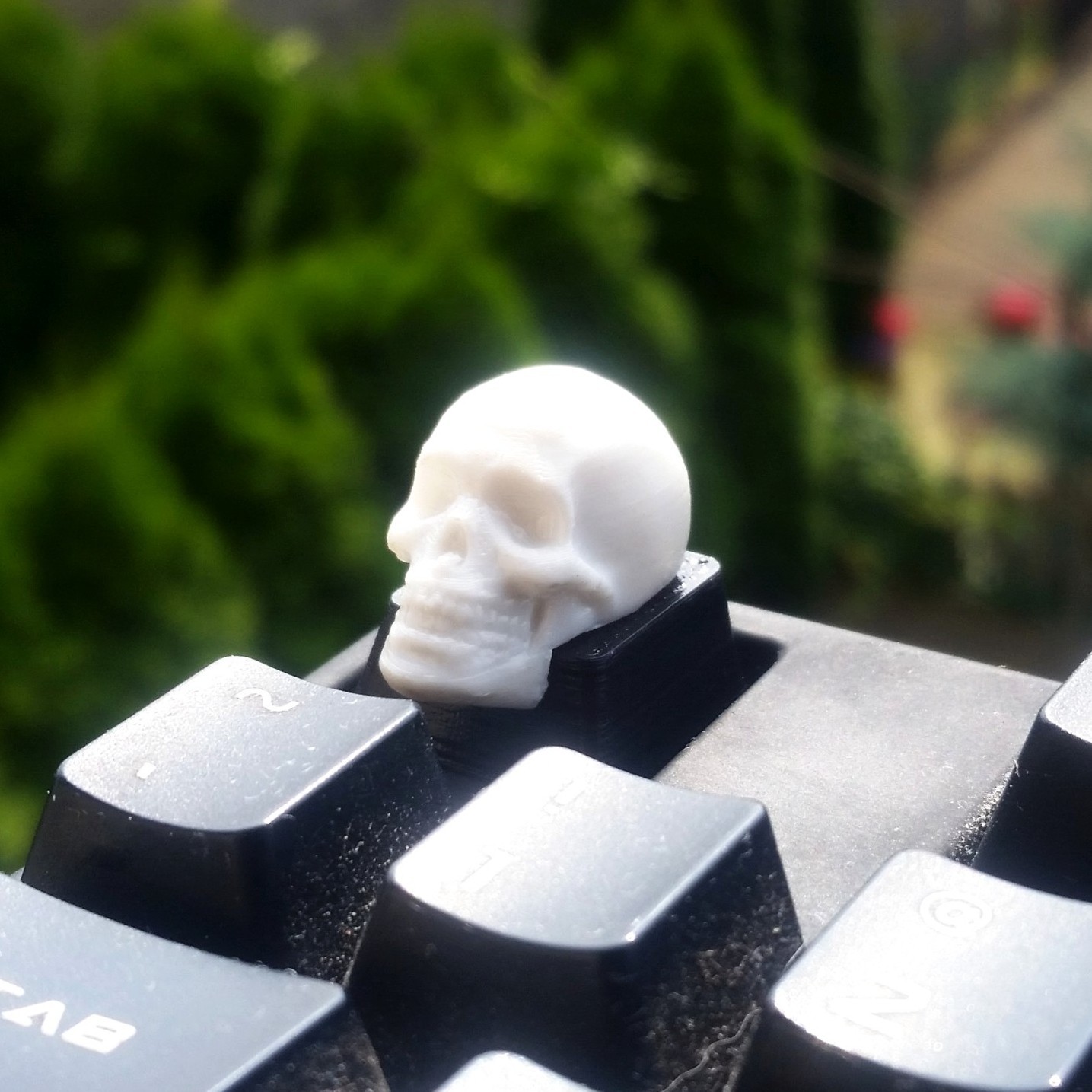 STL File Skull Keycap STL For Cherry MX 3D Print Model 3D Printable